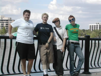 from left - Amy(lives in Florida), Jaime, Erika, Ashley