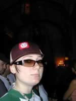 standing in line for the tower of terror (13kb)